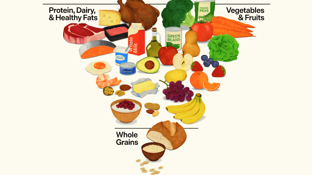 Distorted Food Pyramid The Inverted Food Pyramid
